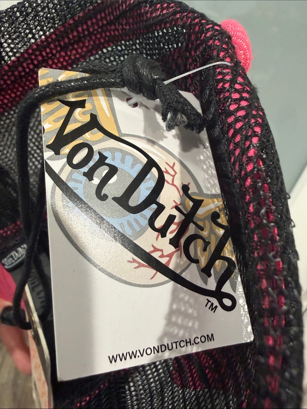 Von Dutch Hot Pink Hat - Picture 4 of 4